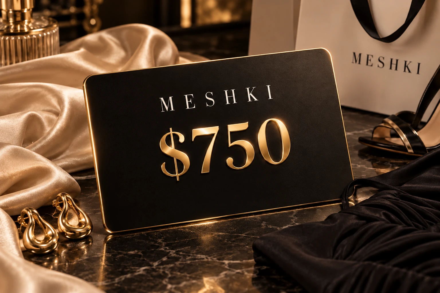 Meshki $750 promotional artwork