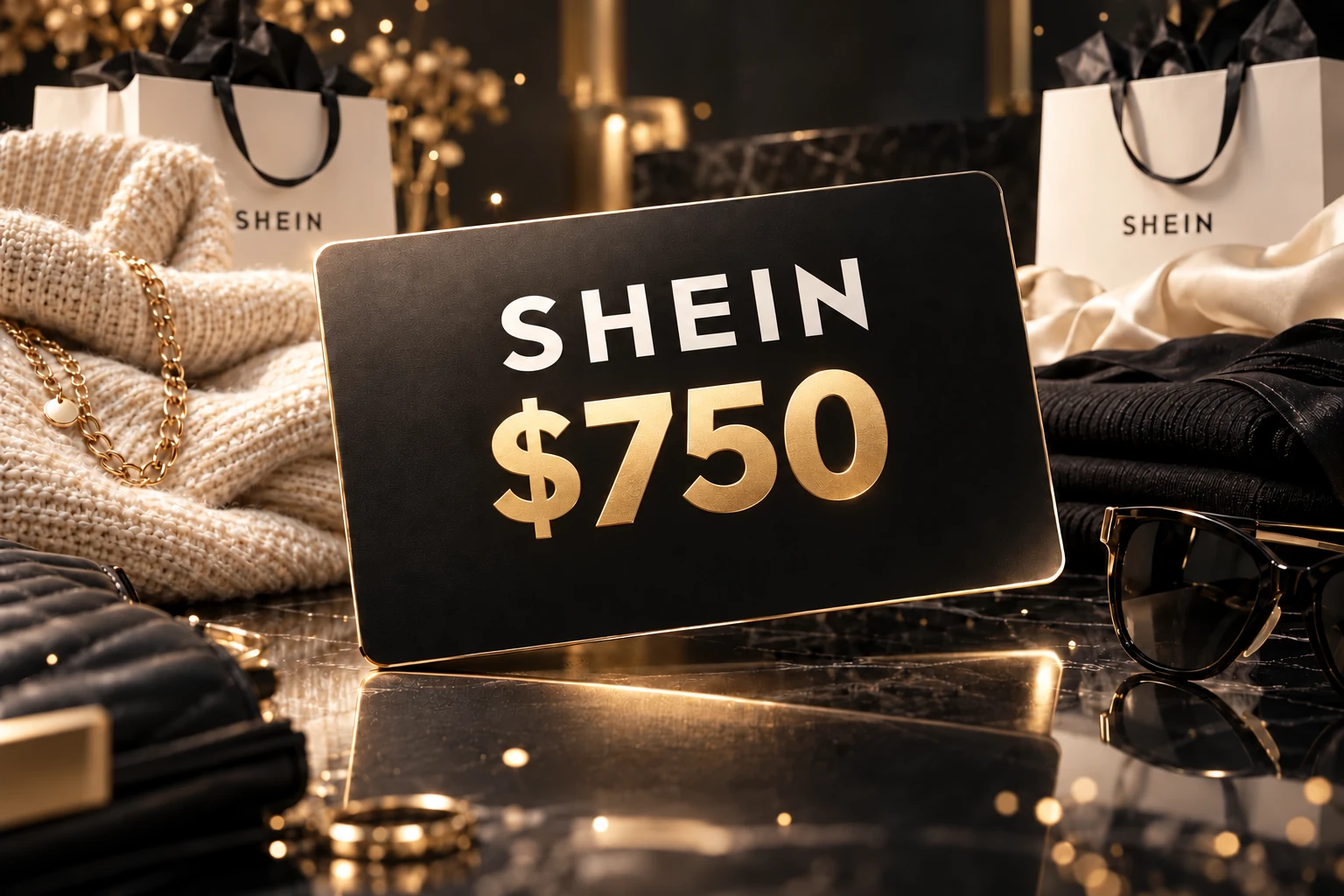 SHEIN $750 promotional artwork